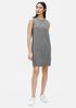 Heathered Organic Cotton Stretch Lantern Dress