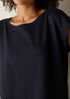 Organic Cotton Interlock Jewel Neck Sleep Tee