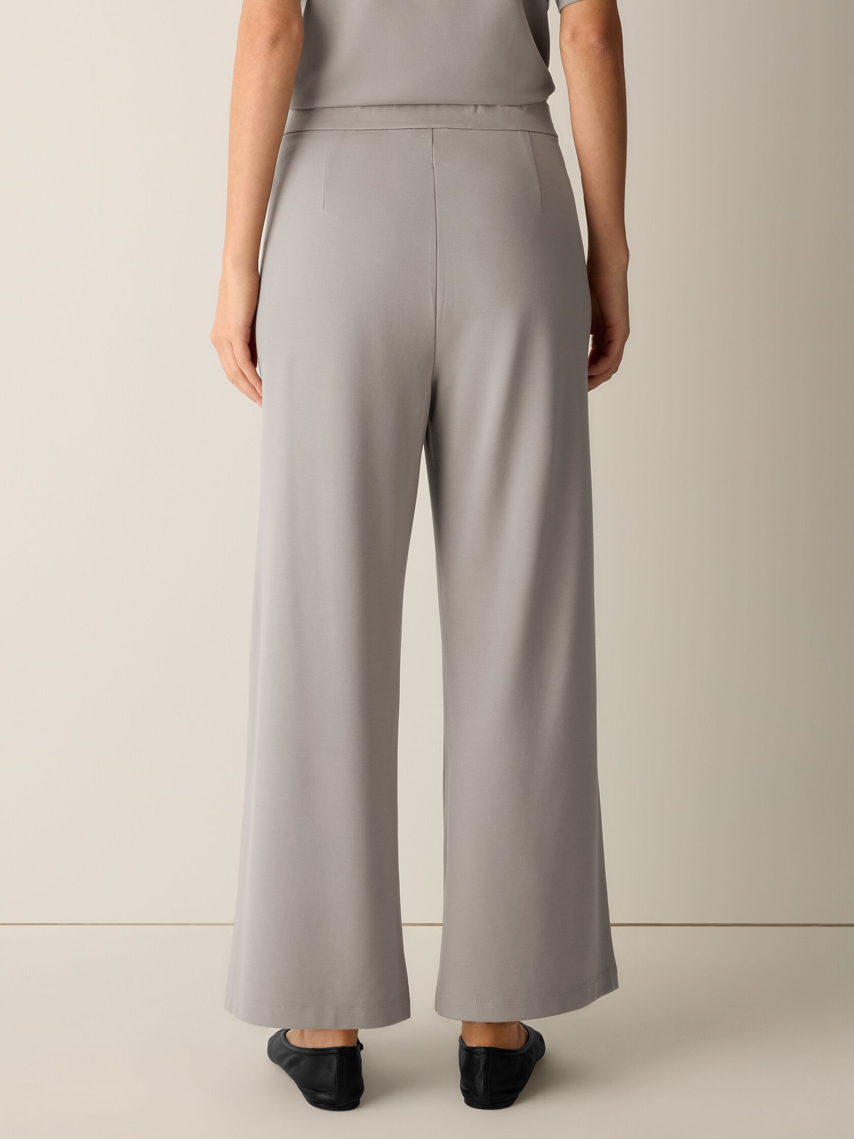 Extra-Fine Ponte Wide-Leg Pant