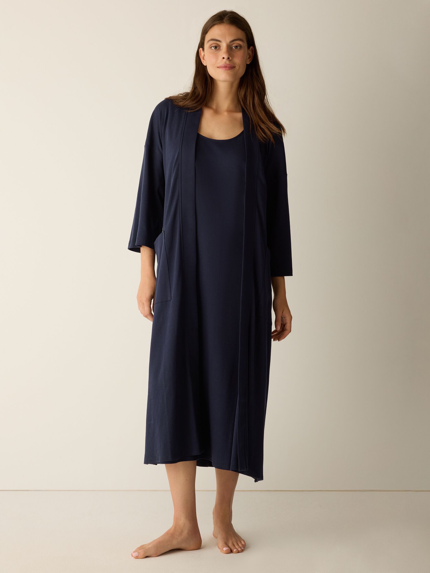 Organic Cotton Interlock Sleep Robe