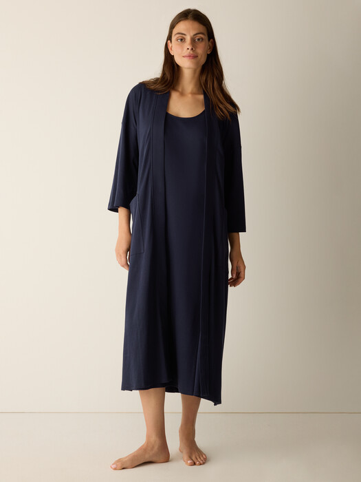 Organic Cotton Interlock Sleep Robe