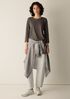 Organic Pima Cotton Jersey 3/4-Sleeve Tee