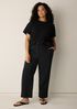 Garment-Dyed Utility Cotton Straight Pant