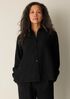 Woven Pliss&eacute; Classic Collar Shirt