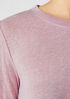 Organic Linen Jersey Crew Neck Top