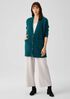 Mohair Plush Mélange V-Neck Cardigan