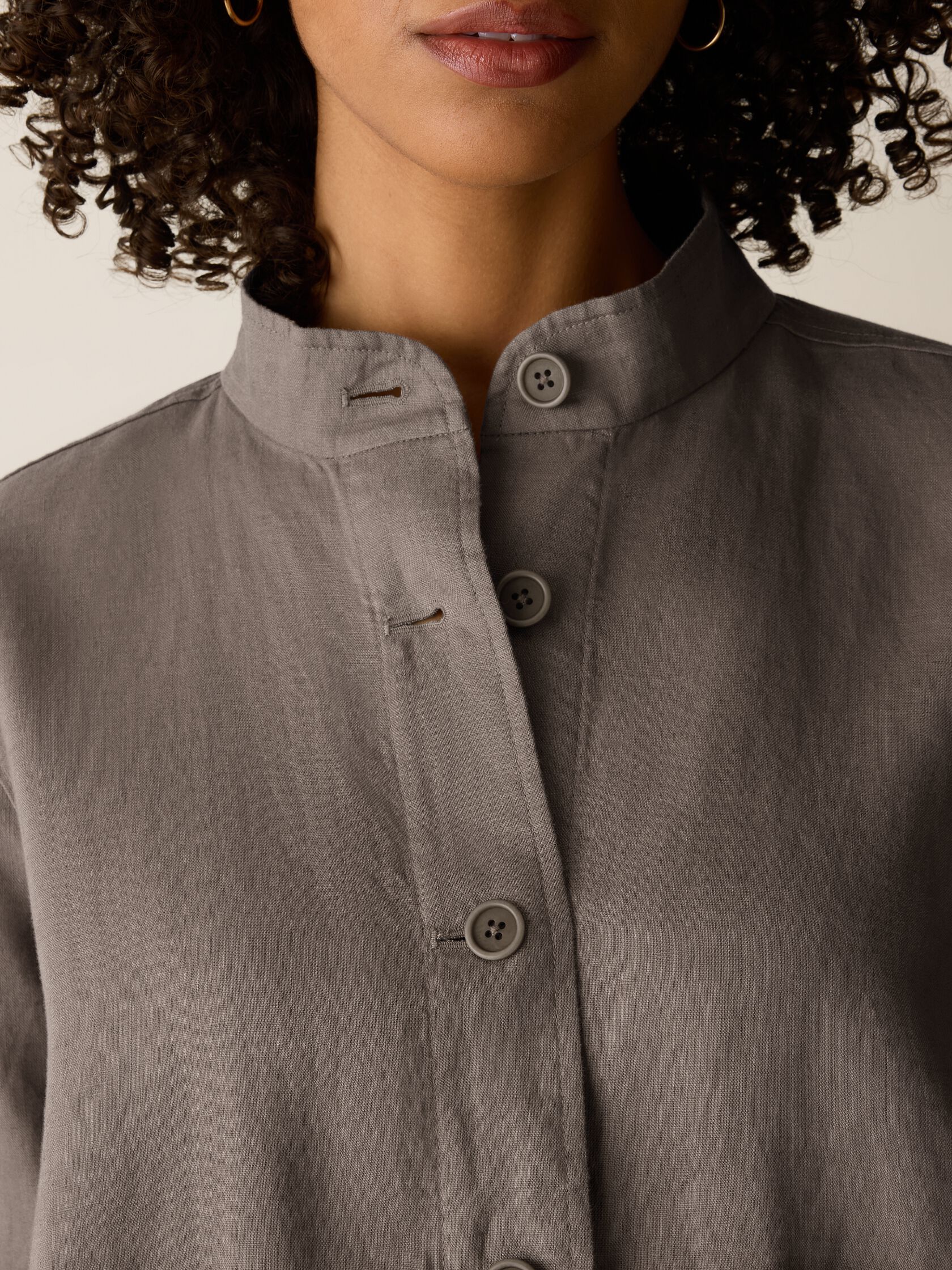 Organic Linen Flight Jacket