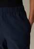 Organic Cotton Pucker Check Tapered Pant