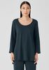 Organic Cotton Interlock U-Neck Sleep Top