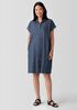 Airy Organic Cotton Twill Shirtdress