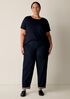 Organic Linen Jersey Crew Neck Tee