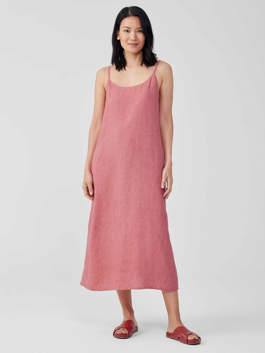 Washed Organic Linen Délavé Cami Dress