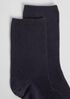 Cotton Waffle Crew Sock