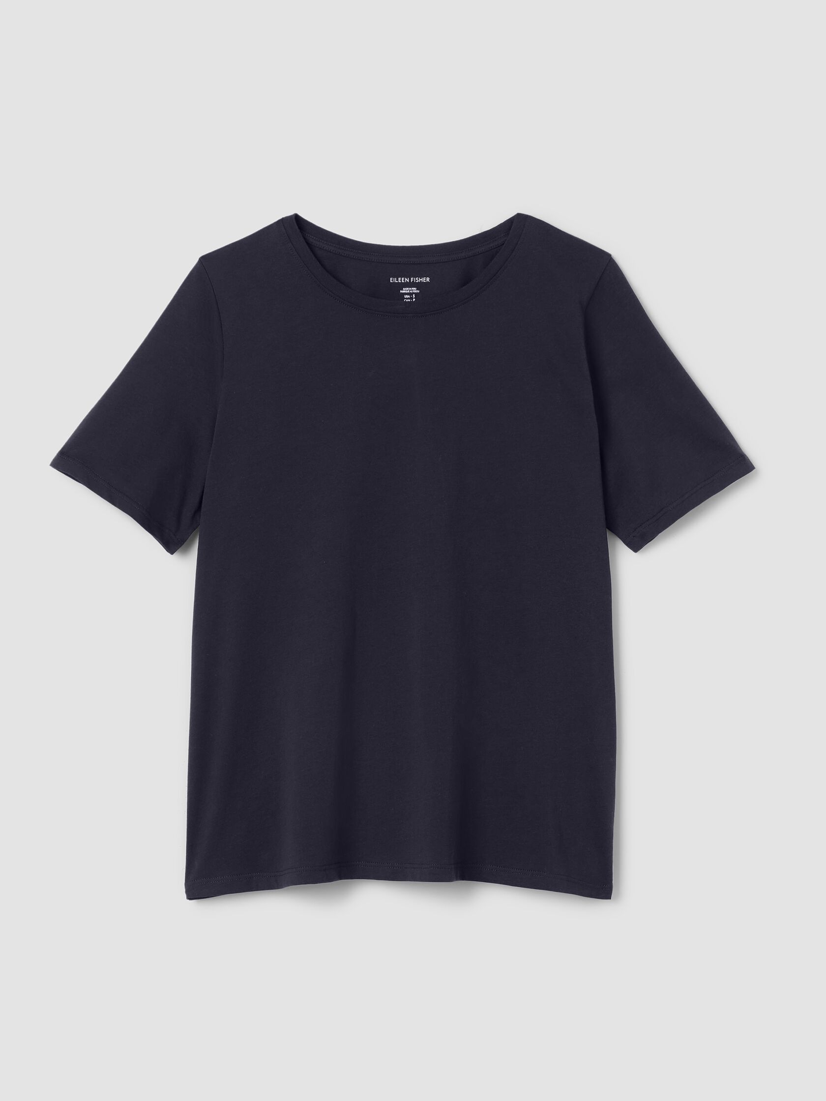 Organic Pima Cotton Jersey Round Neck Tee