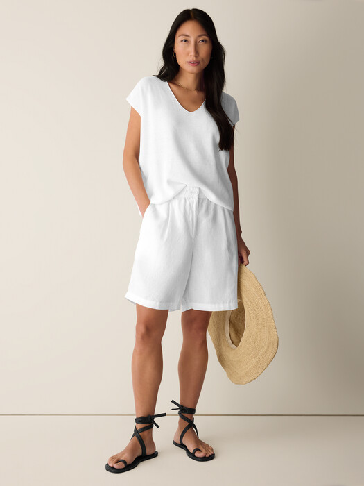 Organic Linen Shorts | EILEEN FISHER Organic Linen Shorts | EILEEN FISHER