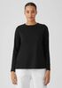 Organic Pima Cotton Jersey Round Neck Top