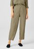 Washed Organic Linen Delave Lantern Pant