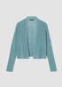 Organic Linen Cotton Airy Tuck Cropped Cardigan
