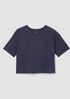 Pima Cotton Stretch Jersey Crew Neck Tee