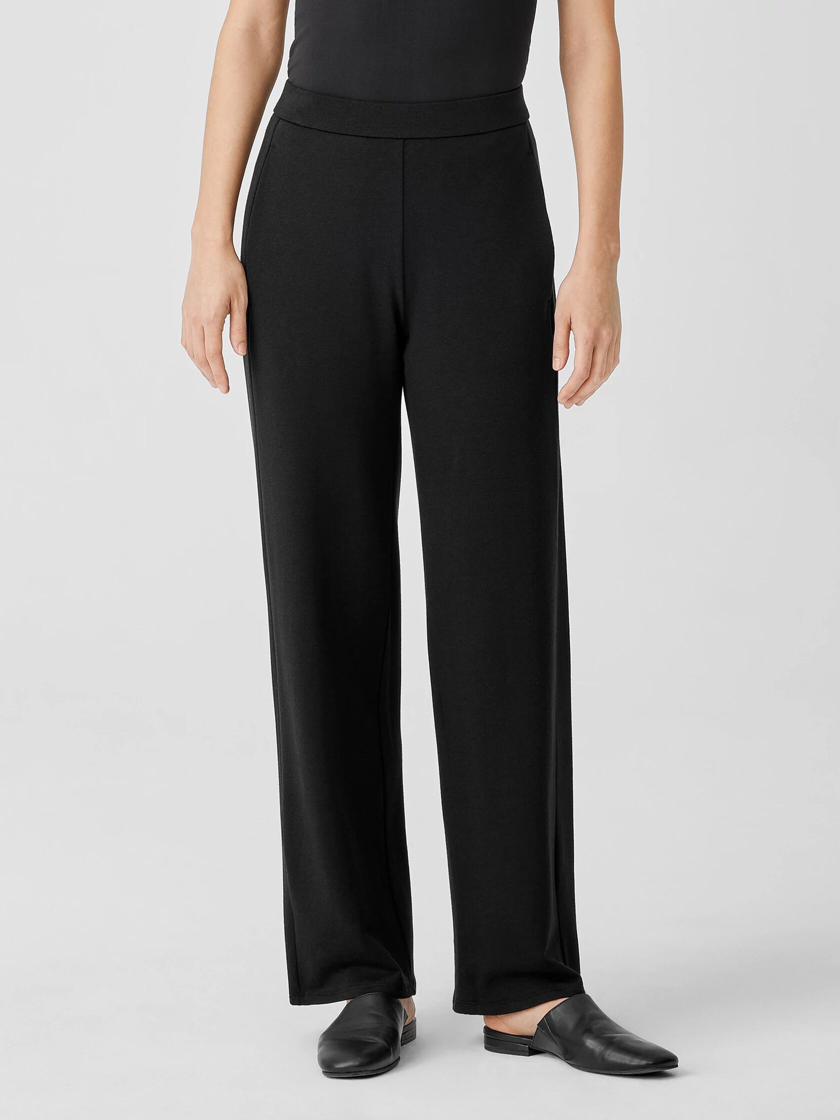 Cozy Brushed Terry Hug Straight Pant