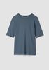 Organic Cotton Stretch Rib Crew Neck Tee