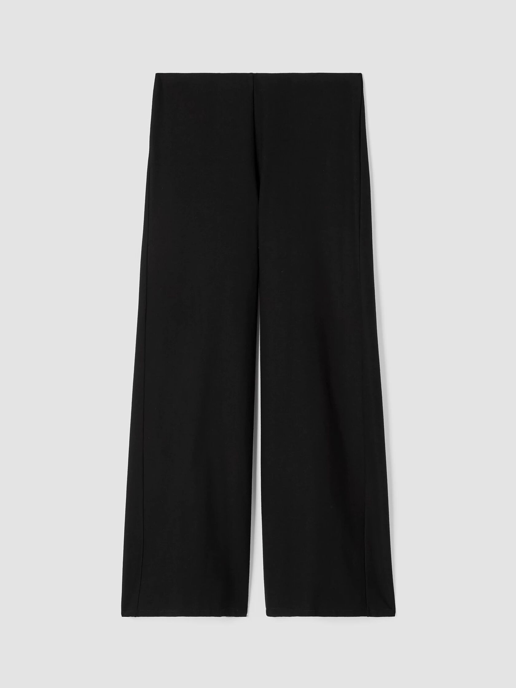 Washable Stretch Crepe Wide-Leg Pant