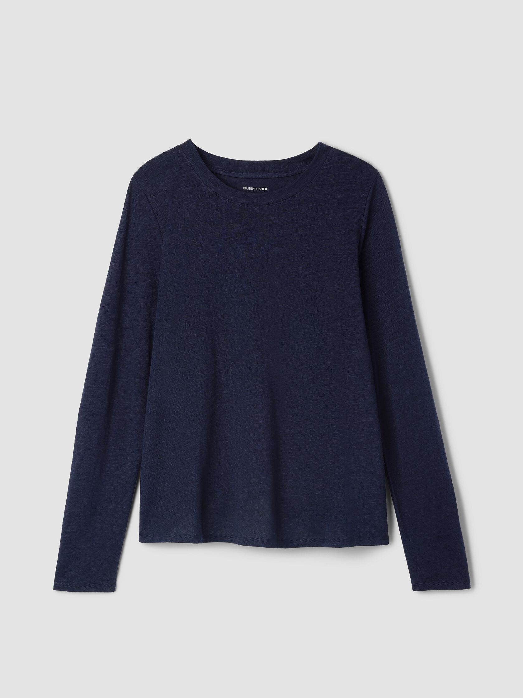 Organic Linen Jersey Long-Sleeve Tee