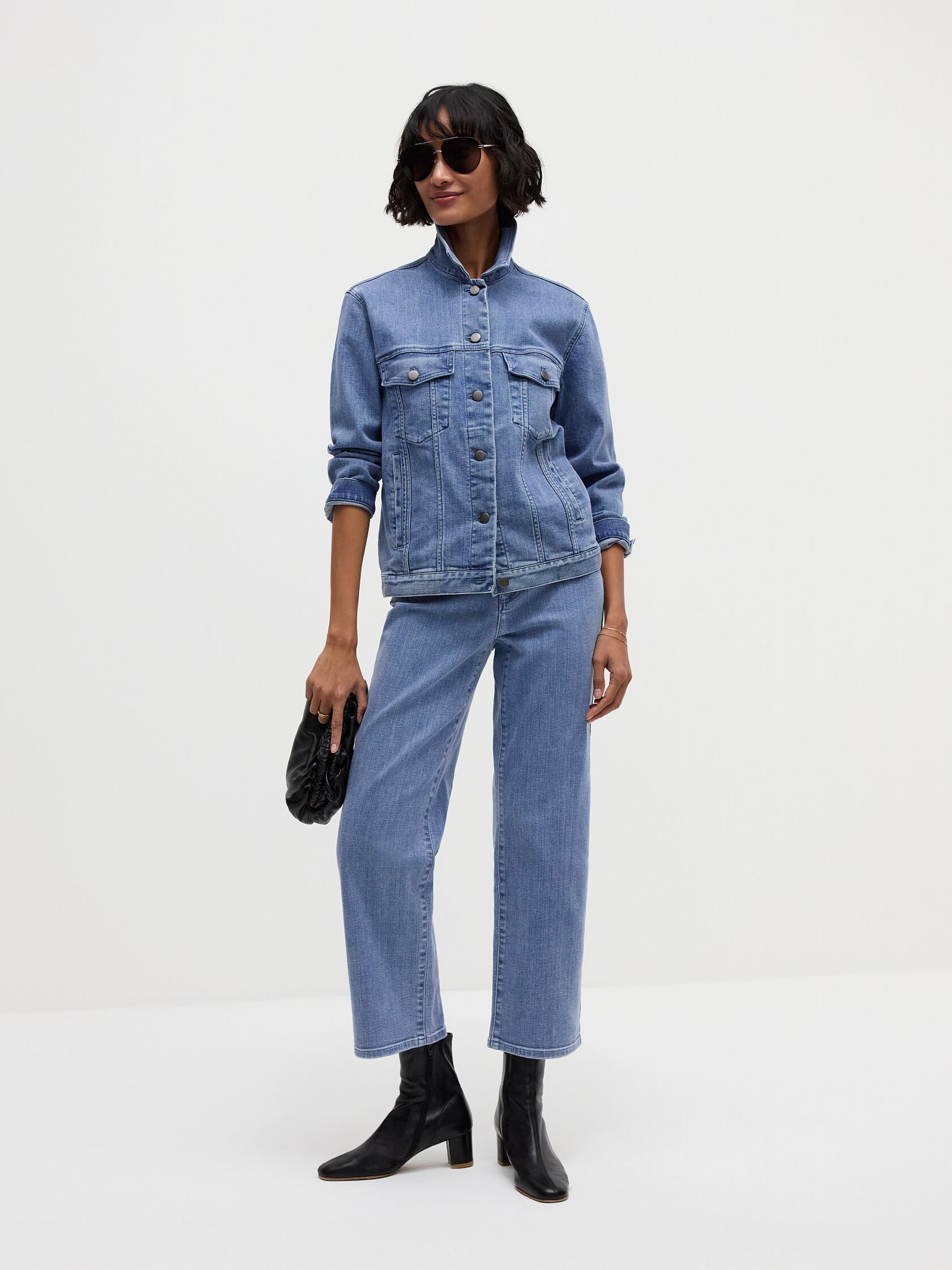 Cotton Stretch Denim Jacket