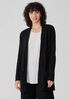 Linen Crepe Stretch Cardigan