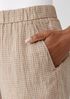 Puckered Organic Linen Shorts