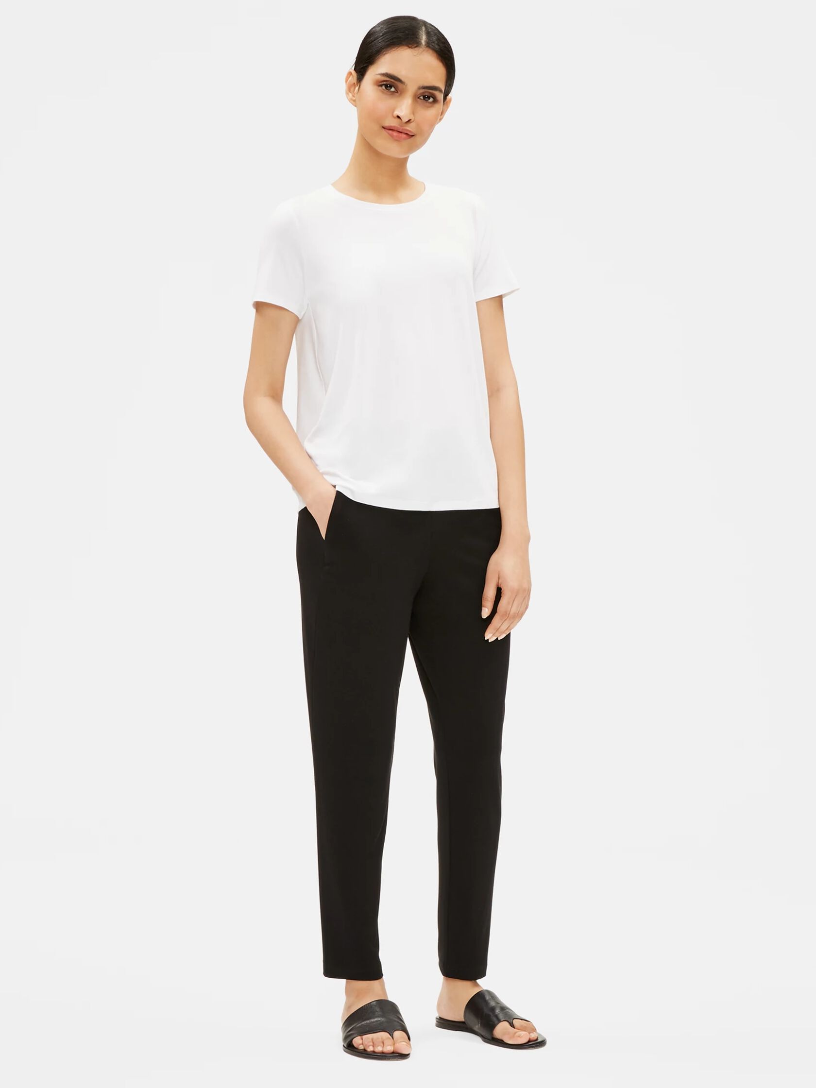 System Lightweight Viscose Jersey Tee