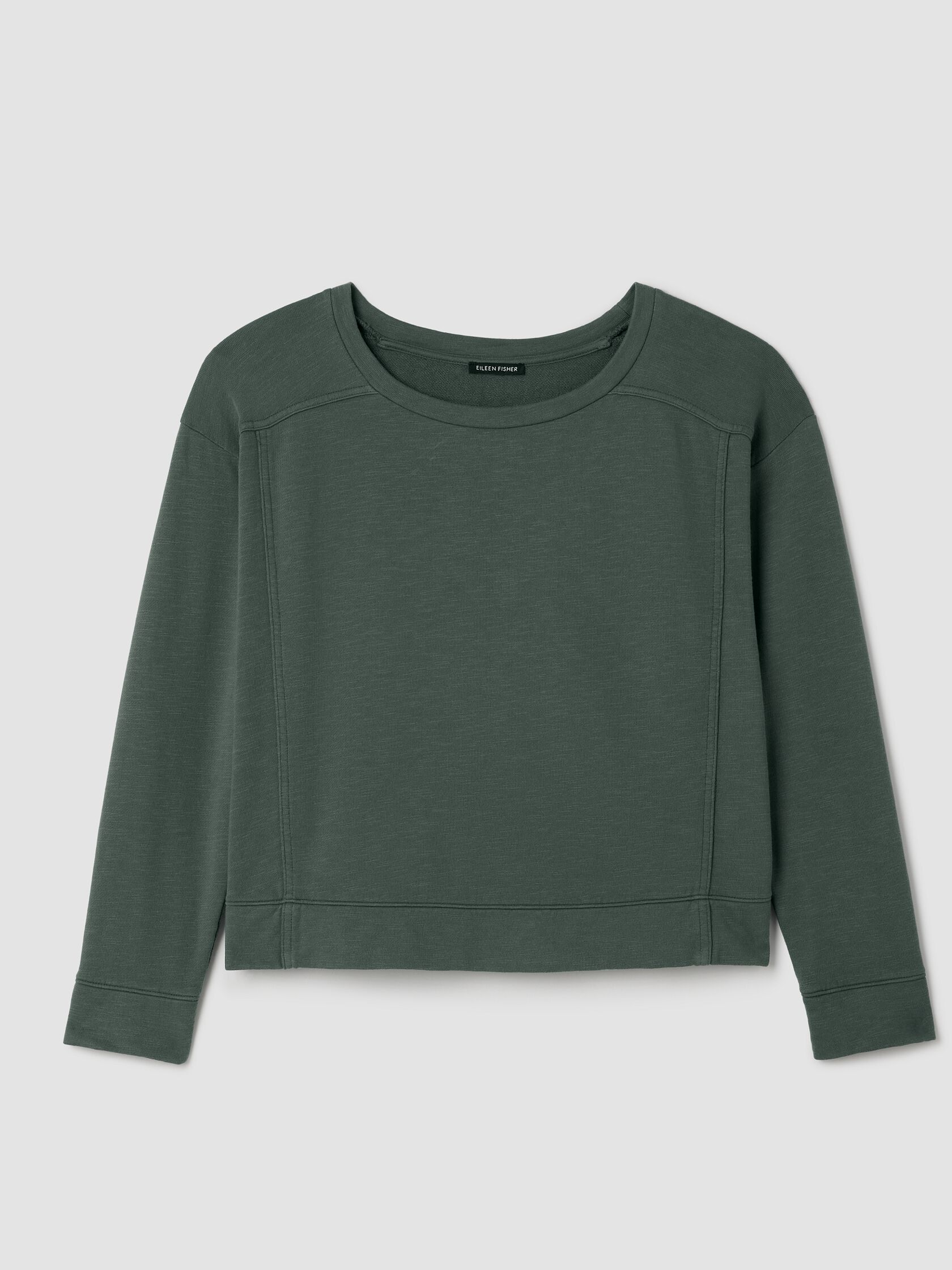 Garment-Dyed Organic Cotton Terry Box-Top