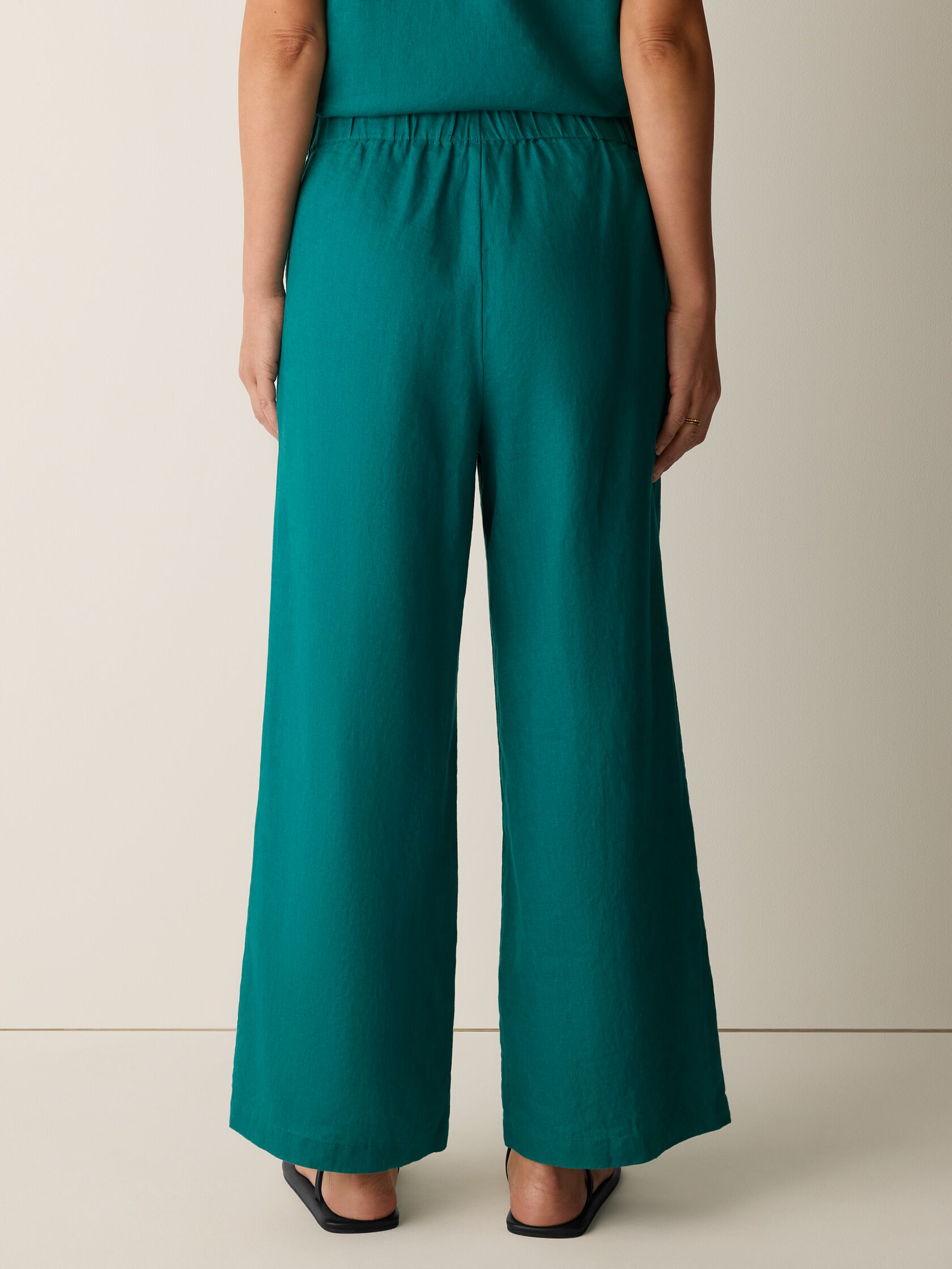Organic Linen Wide-Leg Pant