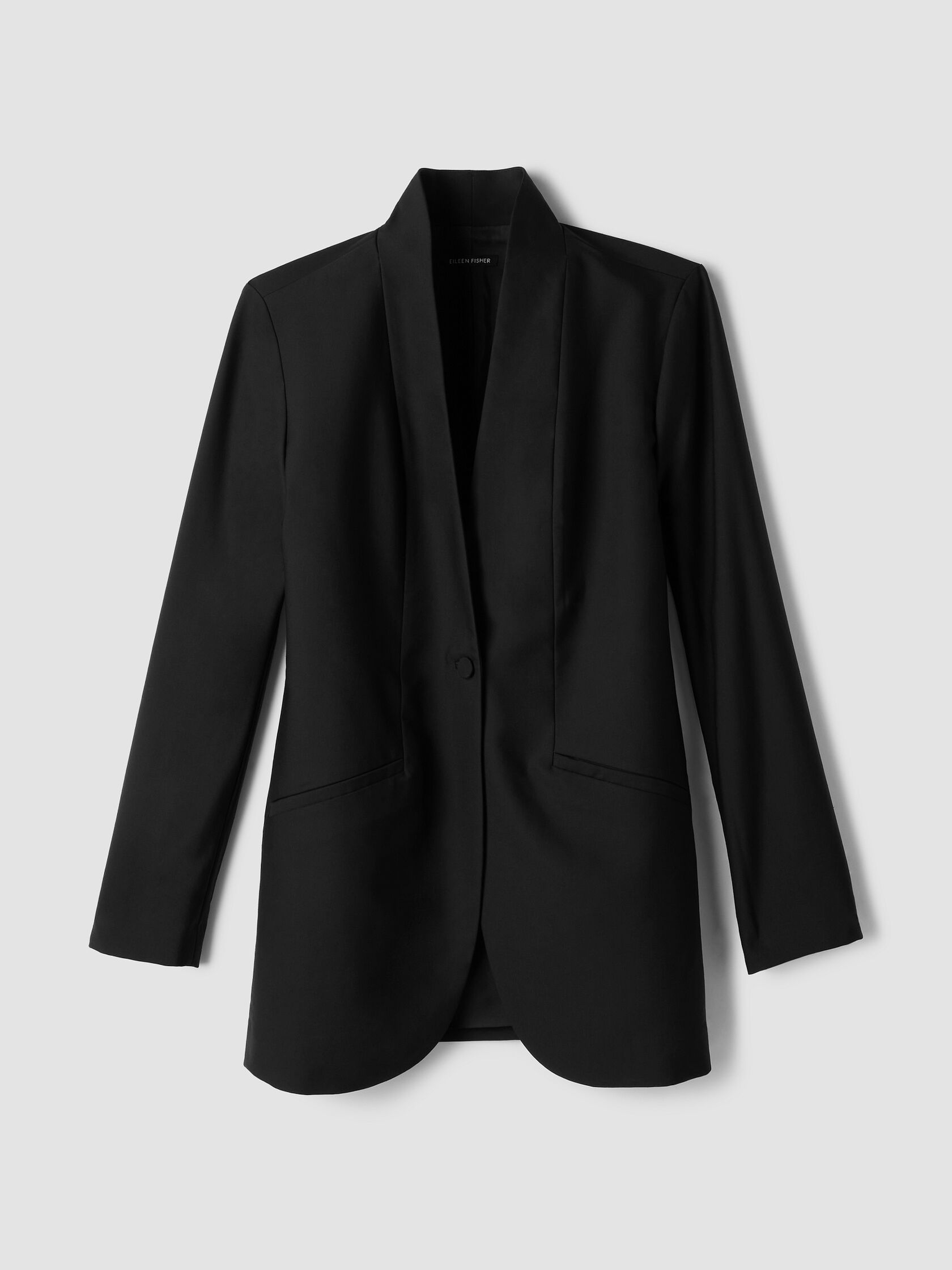 Seasonless Wool High Collar Jacket