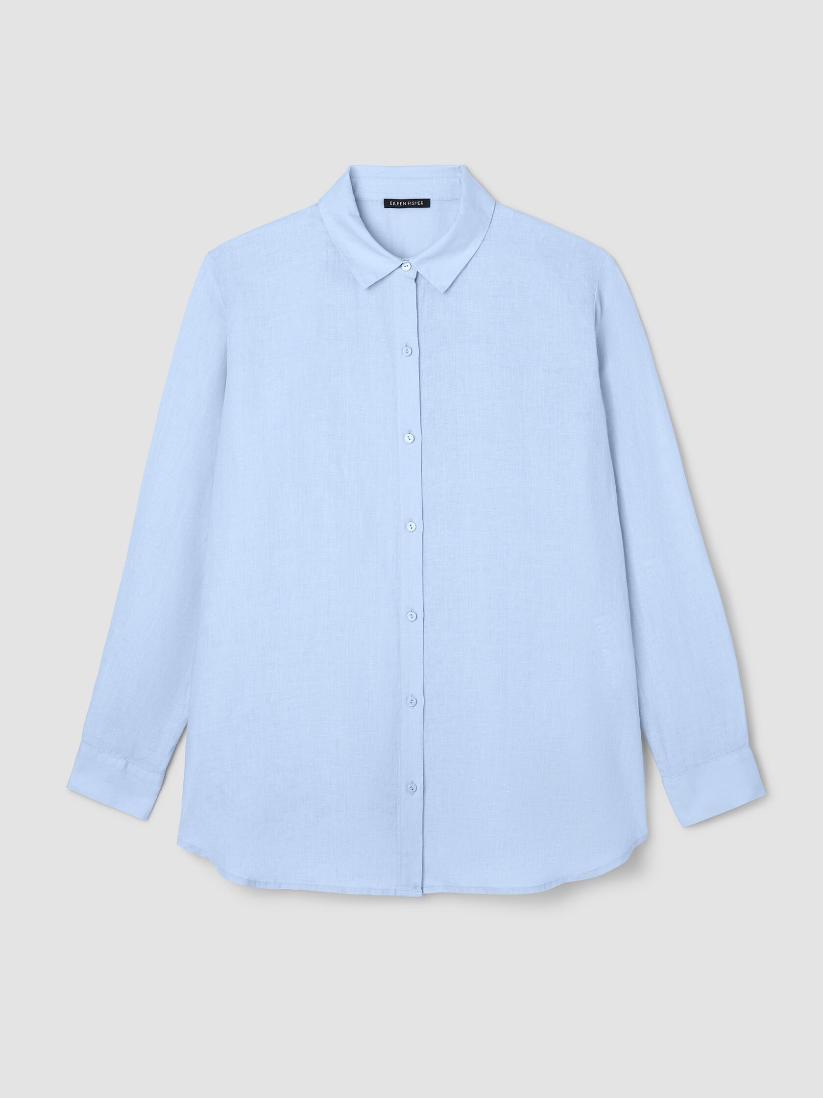 Organic Handkerchief Linen Classic Collar Shirt