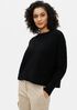 Organic Cotton Boucle Crew Neck Box-Top