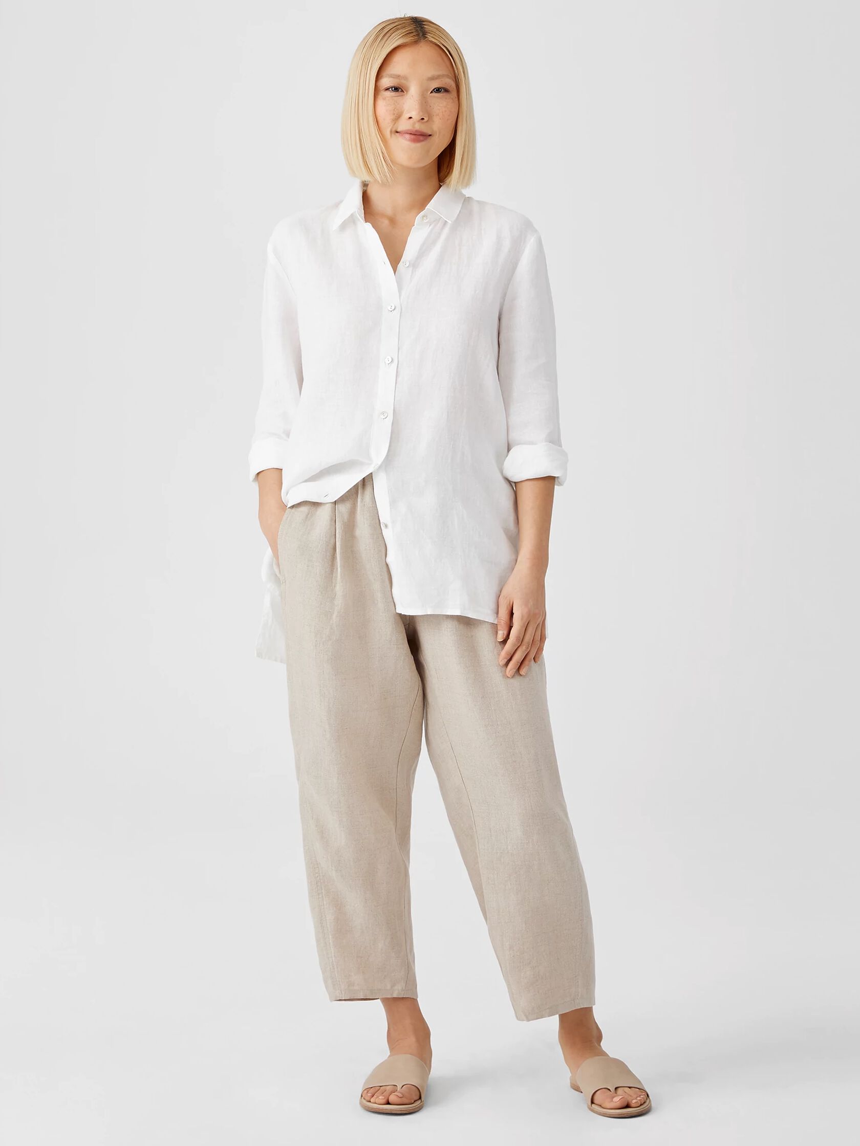 Organic Linen Lantern Pant