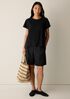 Organic Cotton Slubby Jersey Crew Neck Tee