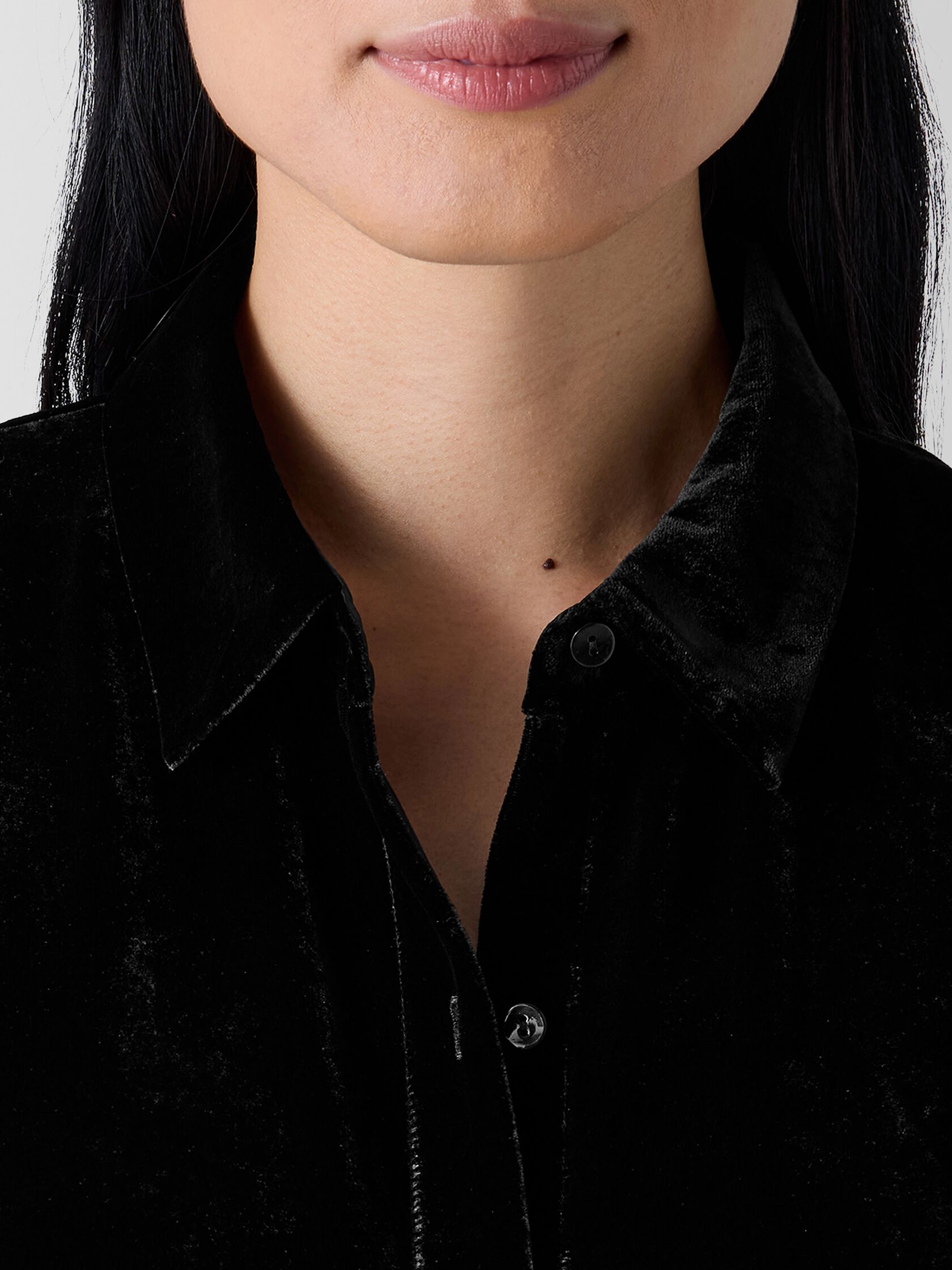 Velvet Classic Collar Shirt