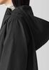 Light Cotton Nylon Hooded Coat