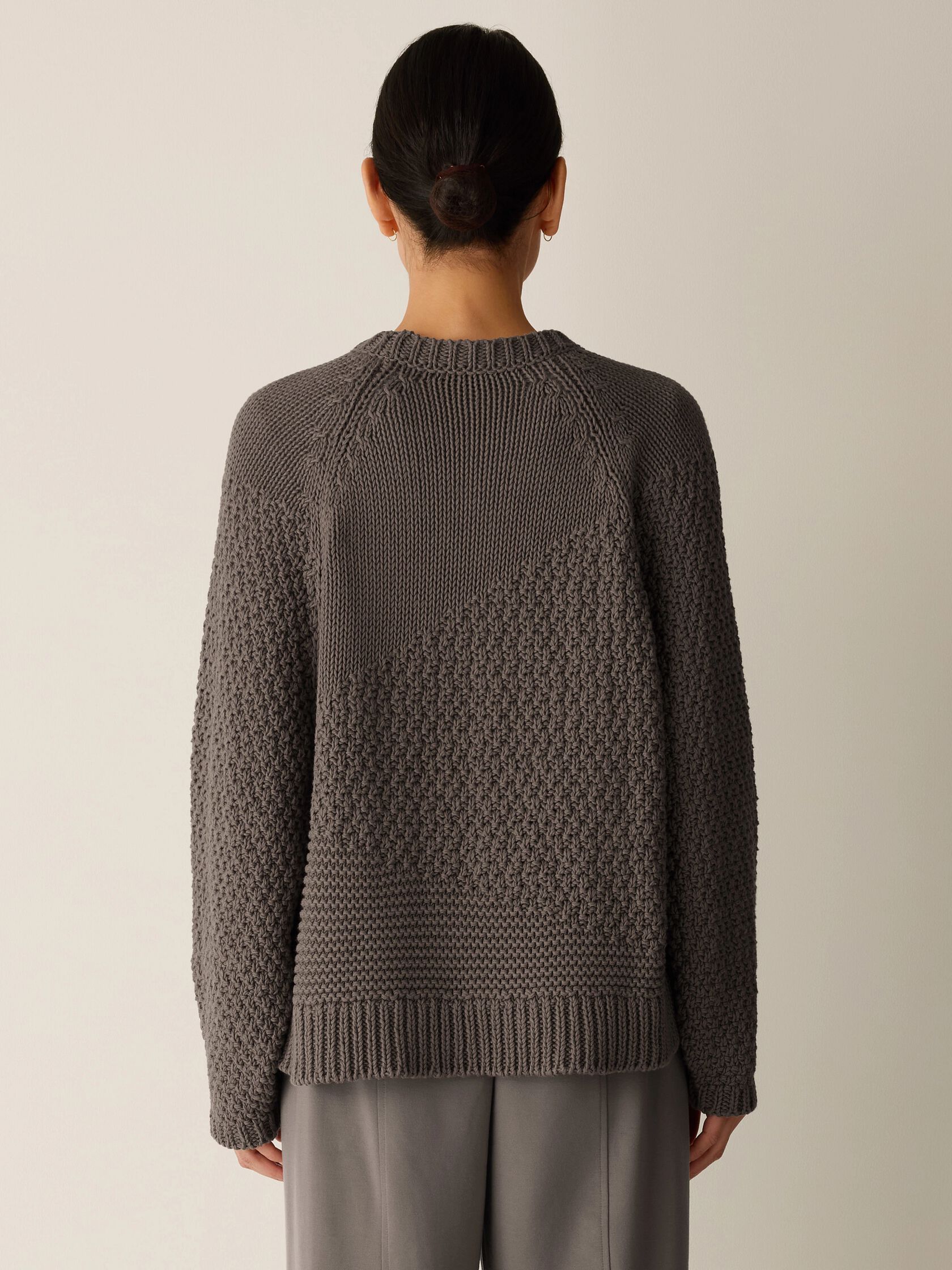 Peruvian Organic Cotton Cord Crew Neck Top