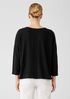Organic Cotton Slub V-Neck Top