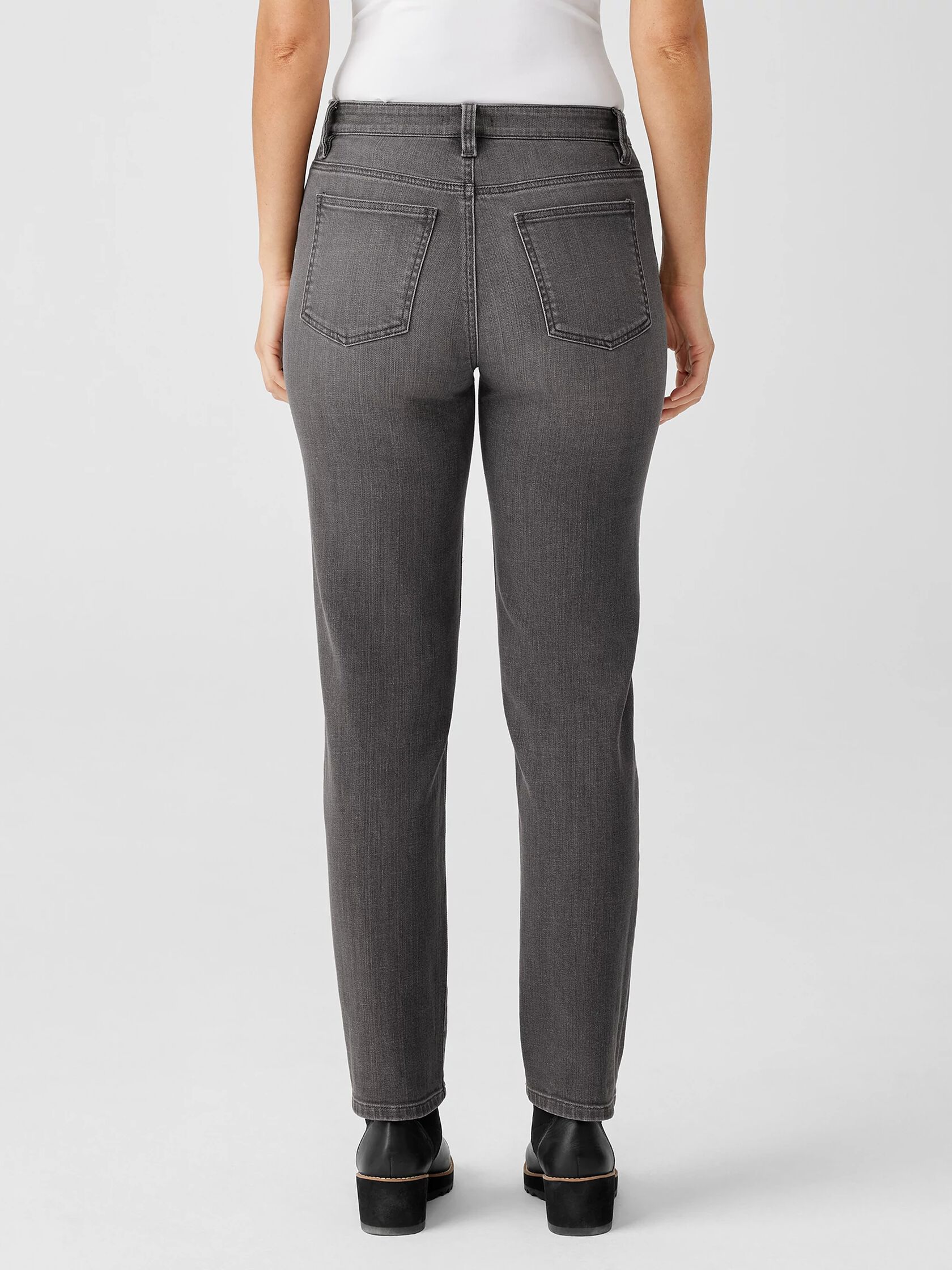 Organic Cotton Stretch High-Waisted Jean