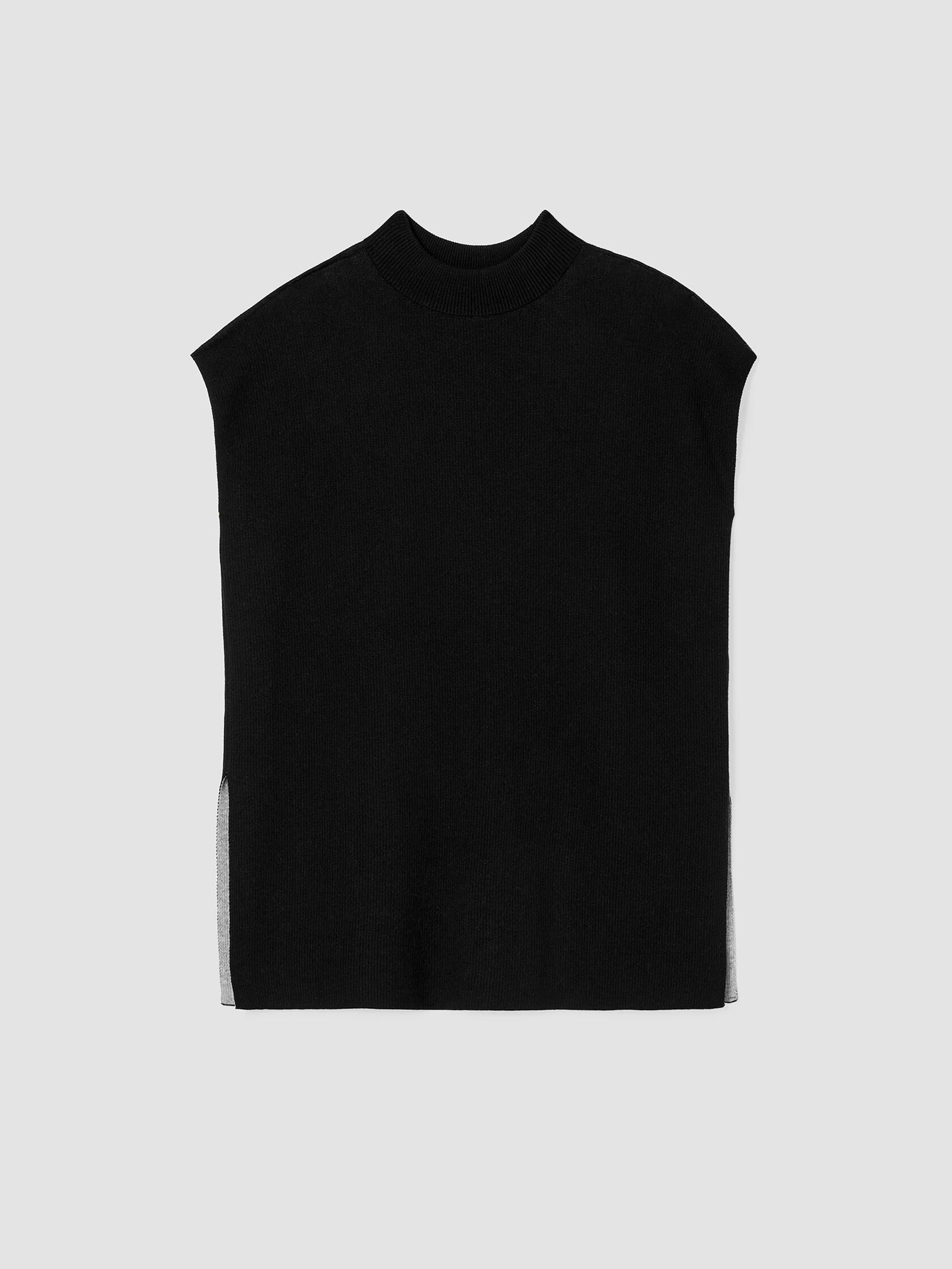 Peruvian Organic Cotton Blend Mock Neck Top