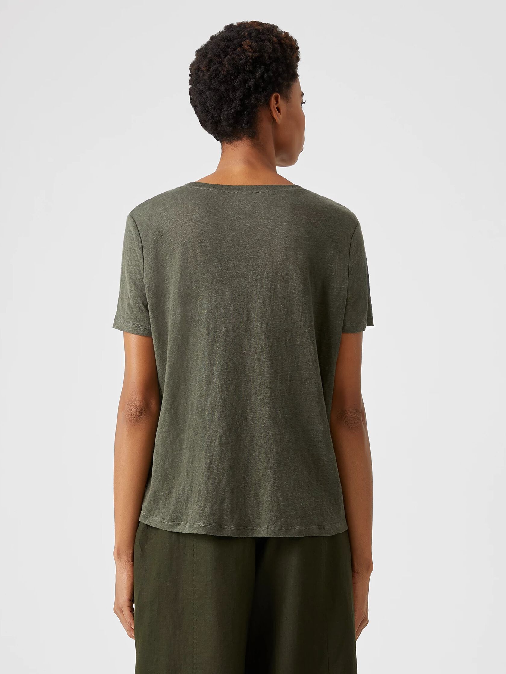 Organic Linen Jersey Short-Sleeve Tee