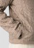 Silk Habutai Quilted Round Neck Jacket