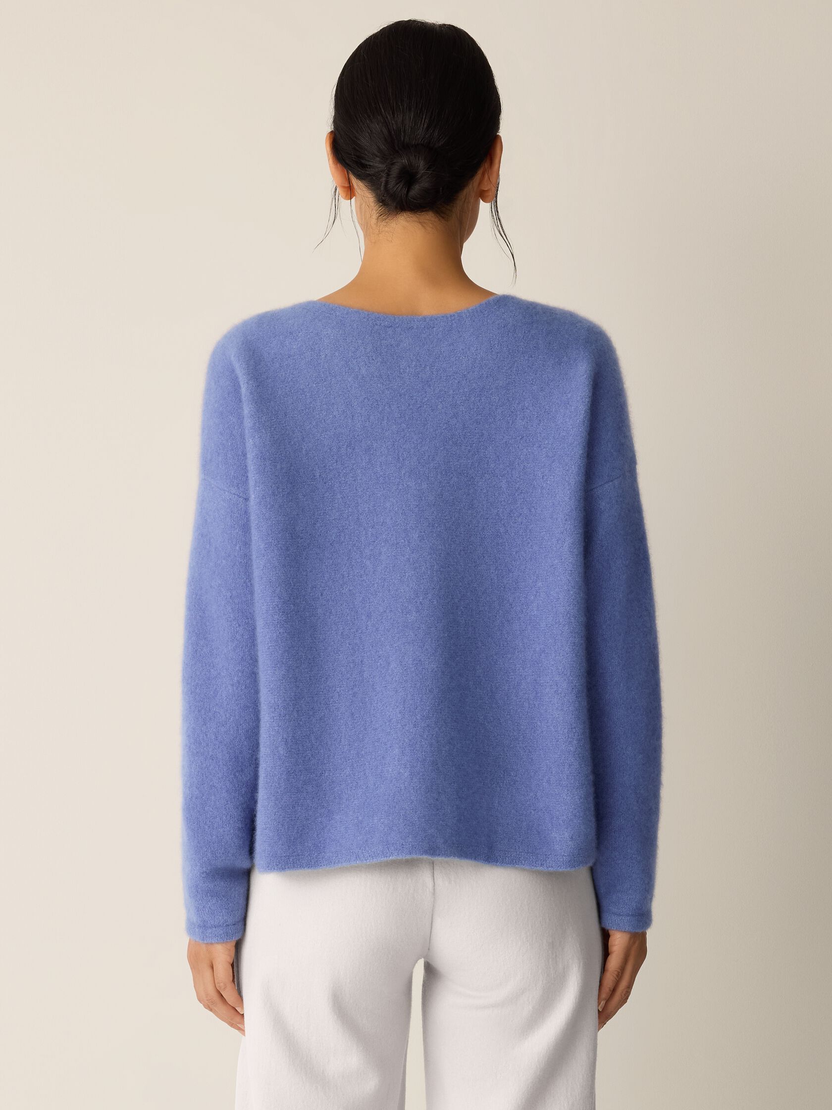 Cashmere Silk Bliss Bateau Neck Top