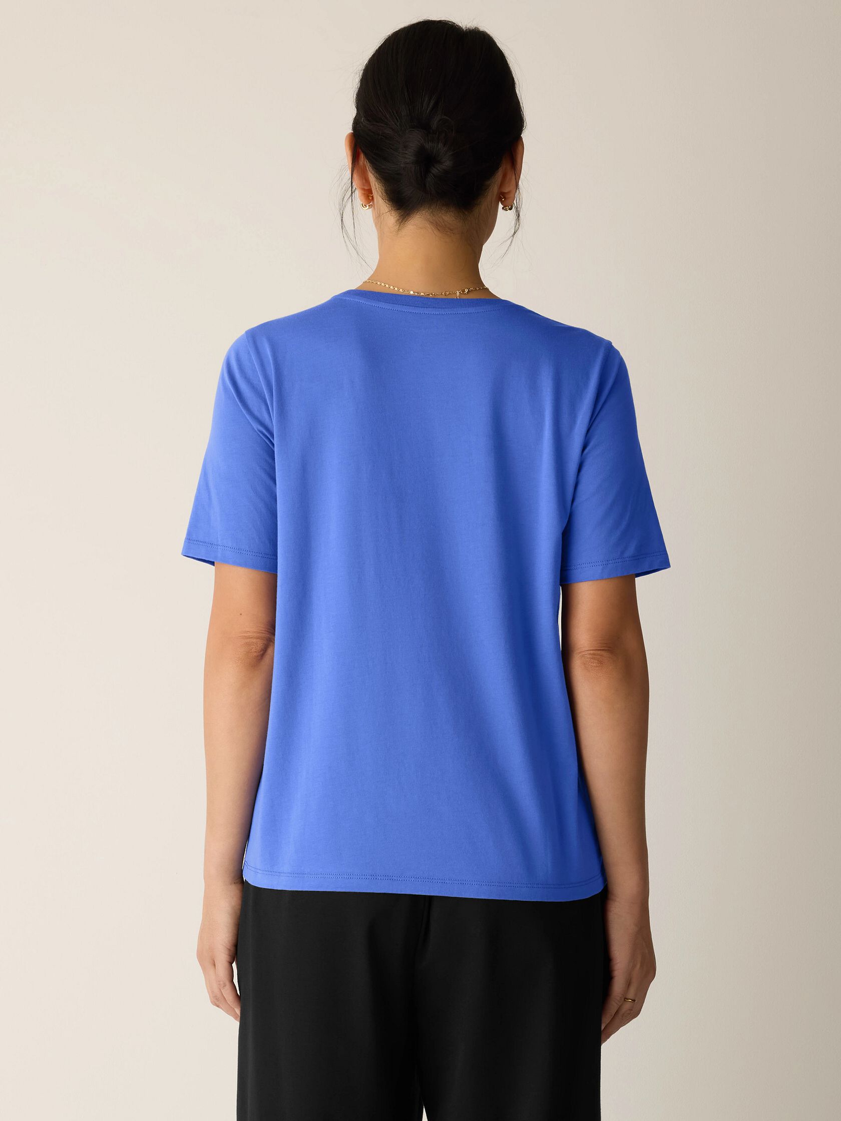 Organic Pima Cotton Jersey Round Neck Tee
