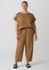 Organic Cotton Ripple Lantern Pant