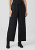 Sandwashed Cupro Wide-Leg Pant